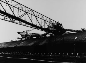 Förderbrücke im Lausitzer Braunkohletagebau – Niederlausitz, Brandenburg, DDR (1965-1969)