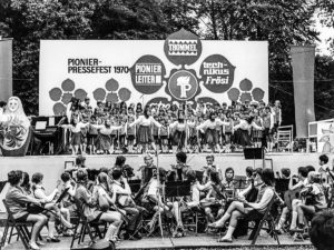 Pionier- und Pressefest – Cottbus, Brandenburg, DDR (08.08.1970)