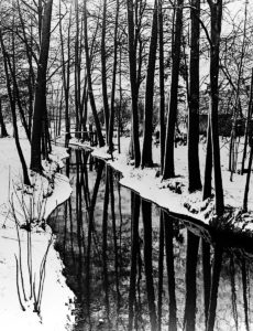 Winterlandschaft im Spreewald - Brandenburg, DDR (1965-1969)