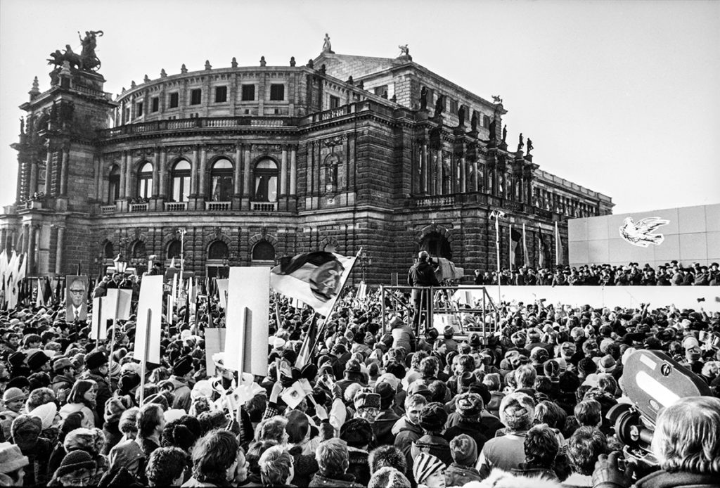 Eröffnung nach Wiederaufbau der Semperoper am 13.02.1985